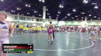 195 lbs Round 1 (16 Team) - Ryne Brown, Delta Eagles vs Kayden Oltman, Michiana Vice-Pink