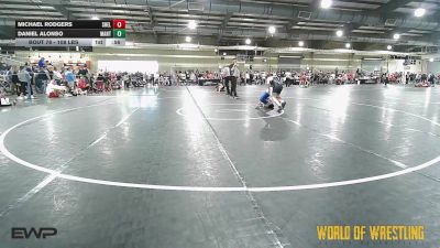 108 lbs Consi Of 32 #2 - MICHAEL RODGERS, Shelton Wrestling Academy vs DANIEL ALONSO, MANTANONA-TC