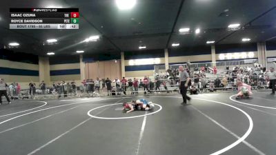 65 lbs Consi Of 8 #1 - Isaac Ozuna, The Wrestling Asylum vs Royce Davidson, Peterson Grapplers