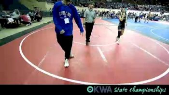 98 lbs Semifinal - Addison Morse, Harrah Little League Wrestling vs Miya Wright, Anadarko