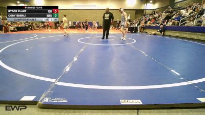 120 lbs Quarterfinal - Ryder Plant, Team Conquer vs Cody Eberli, North Desoto Wrestling Academy