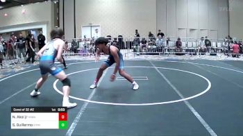 156 lbs Consi Of 32 #2 - Naihe Akoi Jr, Hawaii vs Skyler Guillermo, Stampede WC