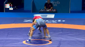 74 kg Repechage #2 - Giorgi Elbakidze, Georgia vs Yones Aliakbar Emamichoghaei, Iran
