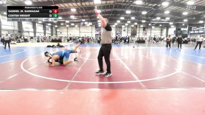 182 lbs Round Of 64 - Gabriel Jr. Barragan, CA vs Costen Wright, GA