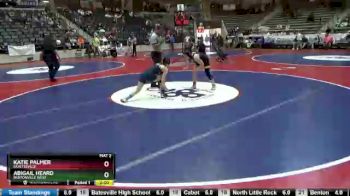 124 lbs Quarterfinal - Katie Palmer, Fayetteville vs Abigail Heard, Bentonville West