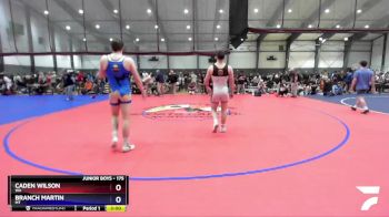 175 lbs Cons. Round 4 - Caden Wilson, WA vs Branch Martin, MT