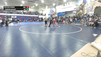 285 lbs Semifinal - Parker Bagley, Lewiston vs William Bomba, Sandpoint