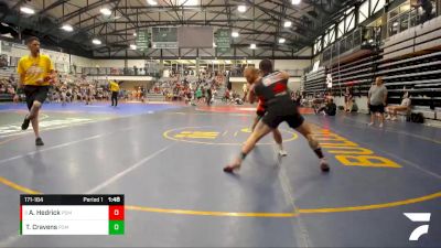 171-184 lbs Semifinal - Austin Hedrick, Westville vs Tad Cravens, PSF Wrestling Academy