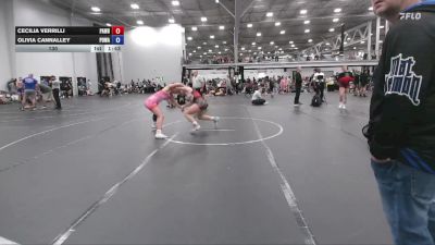 130 lbs Round 4 (6 Team) - Cecilia Verrilli, PA West Black vs Olivia Cannalley, POWA