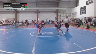 132 lbs Quarterfinal - Owen Fol, Yale Street vs Nico DeRado, Triumph Trained
