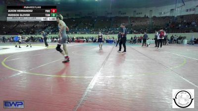 101 lbs Consi Of 8 #2 - Jaxon Hernandez, Ponca City vs Hudson Glover, Team Tulsa Wrestling Club