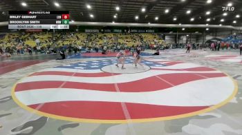 118 lbs Semifinal - Brooklynn Smith, Westside Raider Wrestling vs Briley Gebhart, Lemmon