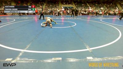 96 lbs Round Of 16 - Jace Evers, PINnacle vs Tristen Cross, Brushy Wrestling Club