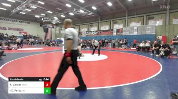 120 lbs Consolation - Silas Varner, Bakersfield vs Christian Perez, Del Oro