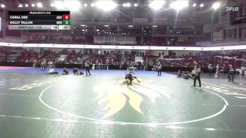 115 lbs Cons. Round 3 - Holly Tallon, Mountain View vs Coral Dee, Centennial