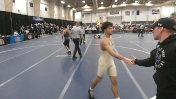 144 lbs Quarterfinals (8 Team) - Uriel Navarrete, Omaha Bryan vs Kameron Green, Creighton Prep