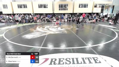 95 lbs Quarterfinal - Danny McDermott, Carolina Hammer Squad vs Eli Oberheim, The Hunt Wrestling Club