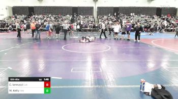 128-H lbs Round Of 64 - Corey Iannucci, CJA vs Malik Kelly, Tiger Wrestling Club (TWC)