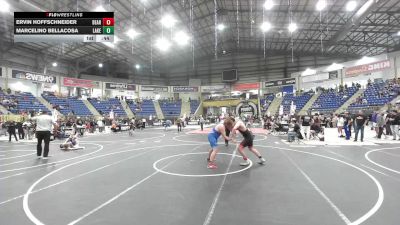 215 lbs 2nd Place - Ervin Hoffschneider, Bear Cave WC vs Marcelino Bellacosa, Lakewood High School