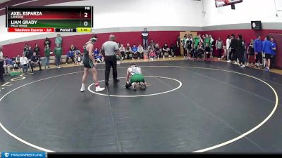 132 lbs Champ. Round 1 - Liam Grady, Palo Verde vs Axel Esparza, Lakeside