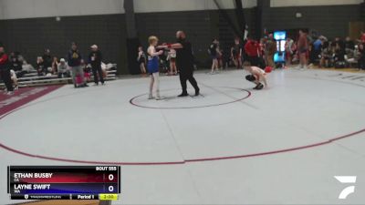 106 lbs Champ. Round 1 - Ethan Busby, CA vs Layne Swift, WA