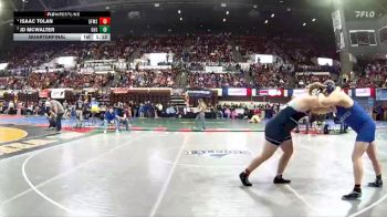 AA - 285 lbs Quarterfinal - JD McWalter, Gallatin (Bozeman) vs Isaac Tolan, Great Falls / MSDB