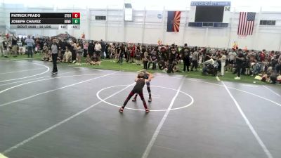 58 lbs Quarterfinal - Patrick Prado, Stout Wrestling Academy vs Joseph Chavez, Hemet Youth WC