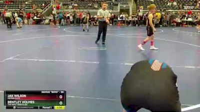 95 lbs Cons. Round 3 - Bentley Holmes, The Best Wrestler vs Jax Wilson, Moyer Elite