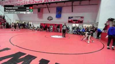 JH 89 lbs Quarterfinal - Ella Anglin, Noble JH vs Ryleigh Dover, Norman JH