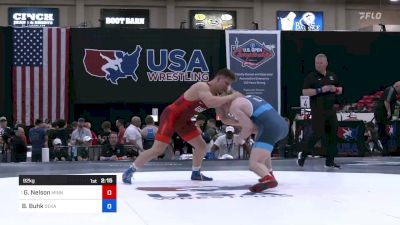 92 kg Rnd Of 64 - Gavin Nelson, Minnesota vs Bryson Buhk, DeKalb Wrestling Club