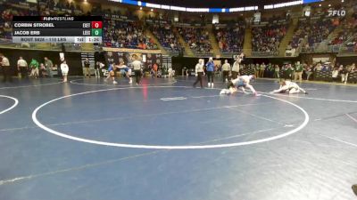 110 lbs Consy 3 - Corbin Strobel, Exeter Twp vs Jacob Erb, Leechburg