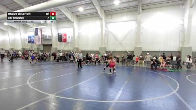 135 lbs Cons. Round 3 - McCoy Wharton, Bear River vs Kai Benson, Green Canyon Wrestling
