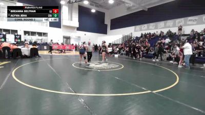 140 lbs Cons. Round 3 - Breanna Beltran, La Quinta/La Quinta vs Alyvia Jeha, Canyon (Anaheim)