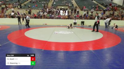 69 lbs Final - Asher Asad, Level Up Wrestling Center vs Chase Downing, The Storm Wrestling Center