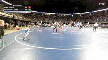 50 lbs Quarterfinal - Blair Dupell, Neshaminy vs Mackenzie Laufer, Penncrest