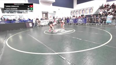 135 lbs Cons. Round 2 - Jenna Ceballos, Villa Park vs Layla Barron, Murrieta Mesa