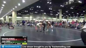 182 lbs Round 9 (10 Team) - Cass Chiesa, Foxfire Wrestling Red vs Braydon Wobken, Nebraska Hawaiian Hammers