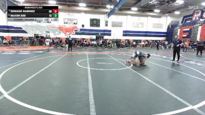 132 lbs Champ. Round 3 - Edward Ramirez, Rancho Mirage vs Maxim Sim, Birmingham Charter