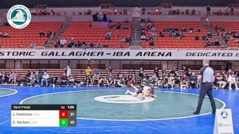 150 lbs Semifinal - Jaxon Koeltzow, Tuttle vs Danny Herbert, Loyola High School