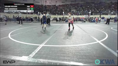 90 lbs Round Of 16 - Leland Holden, Ponca City Wildcat Wrestling vs Finn Anderson, Team Worx