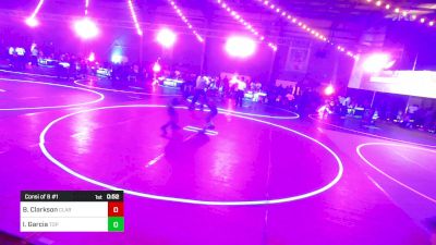 65 lbs Consi Of 8 #1 - Barrett Clarkson, Clarkson Club vs Ivan Garcia, Top Rank Hammers