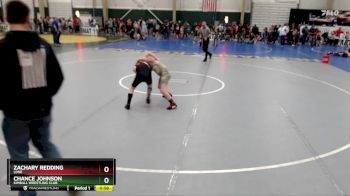 110 lbs Cons. Round 2 - Chance Johnson, Kimball Wrestling Club vs Zachary Redding, LDNE