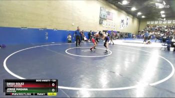 120 lbs Champ. Round 1 - Diego Solez, Tulare Western vs Jorge Magana, Ridgeview