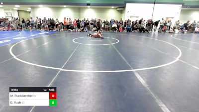 90 lbs Round Of 16 - Michael Ruckdaschel, NY vs Gavin Rush, SC