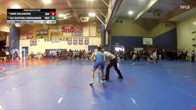 132 lbs Champ. Round 2 - Jake Solancho, Santiago (Corona) vs Eli Gatchel-Hernandez, Temescal Canyon