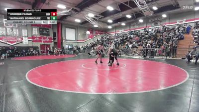 175 lbs Champ. Round 2 - Enrique Farias, Glendora vs Nathaniel Dominguez, Pacifica/Oxnard