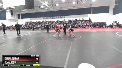 76-81 lbs Round 1 - Camiel Guizar, Powerline Wrestling vs Khali ONeil, Team Thunder