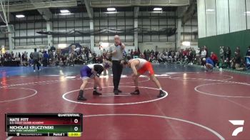 141 lbs Quarterfinal - Nicholas Kruczynski, New York University vs Nate Fitt, U.S. Coast Guard Academy