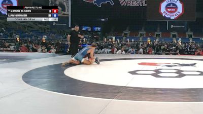 138 lbs Cons. Rd Of 64 - Xavier Flores, Indiana vs Liam Sommer, Minnesota