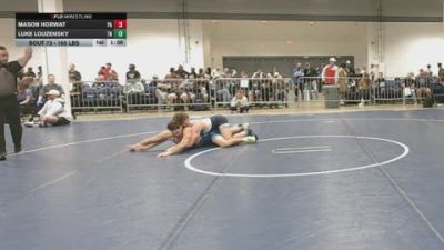 165 lbs Round Of 128 - Mason Horwat, PA vs Luke Louzensky, TN